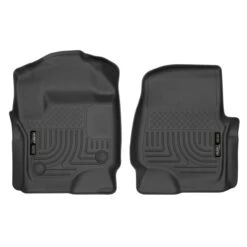 Husky Liners® 13301 Weatherbeater Series Black Floor Mats, Front Row