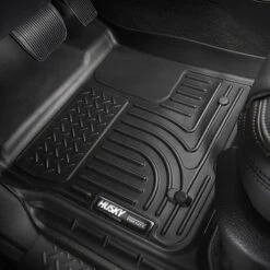 Husky Liners® 13481 Weatherbeater Series Black Floor Mats, Front Row