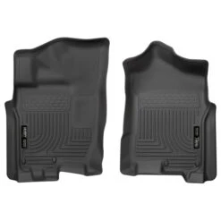 Husky Liners® 13601 Weatherbeater Series Black Floor Mats, Front Row