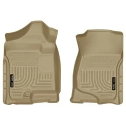 Husky Liners® 18203 Weatherbeater Series Tan Floor Mats, Front Row