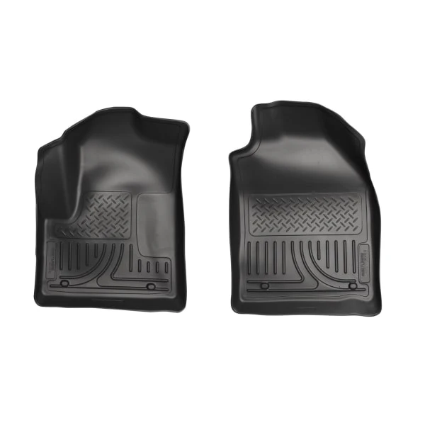 Husky LinersĀ® 18751 Weatherbeater Series Black Floor Mats, Front Row