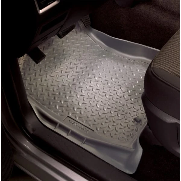 Husky LinersĀ® 33001 Classic Style Series Black Floor Mats, Front Row - Image 2