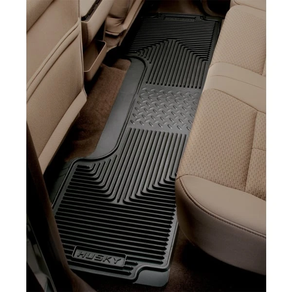 Husky LinersĀ® 52021 Heavy Duty Series Black Floor Mats, Second Or Third Row - Image 2