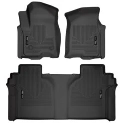 Husky Liners® 94021 Weatherbeater Series Black Floor Mats, Front And Second Row