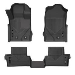 Husky Liners® 95311 Weatherbeater Series Black Floor Mats, Front And Second Row