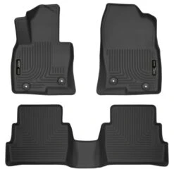 Husky LinersĀ® 95641 Weatherbeater Series Black Floor Mats, Front And Second Row