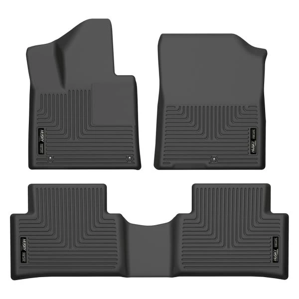 Husky LinersĀ® 95841 Weatherbeater Series Black Floor Mats, Front And Second Row - Image 3