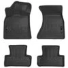 Husky Liners® 96411 Weatherbeater Series Black Floor Mats, Front And Second Row
