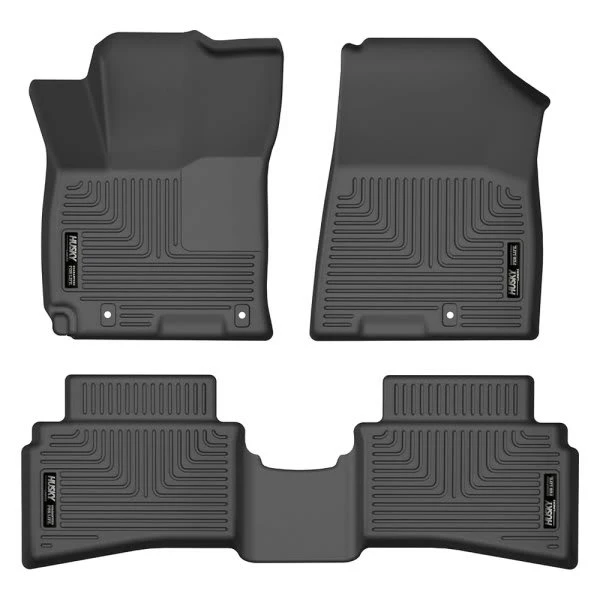 Husky LinersĀ® 96691 Weatherbeater Series Black Floor Mats, Front And Second Row - Image 3