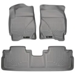 Husky LinersĀ® 98352 Weatherbeater Series Gray Floor Mats, Front And Second Row