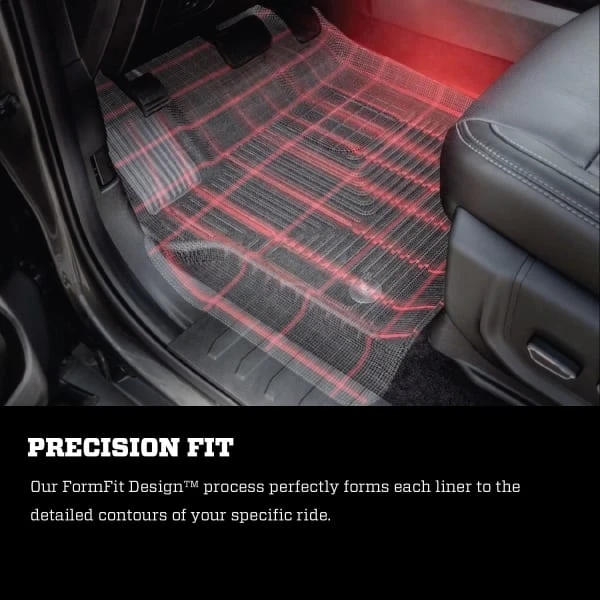 Husky LinersĀ® 98352 Weatherbeater Series Gray Floor Mats, Front And Second Row - Image 6