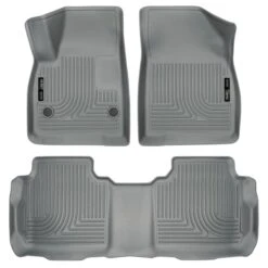 Husky Liners® 99142 Weatherbeater Series Gray Floor Mats, Front And Second Row