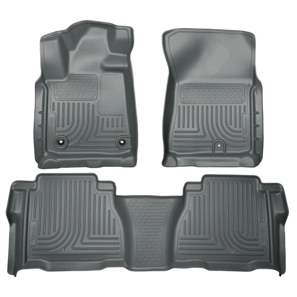 Husky LinersĀ® 99592 Weatherbeater Series Gray Floor Mats, Front And Second Row