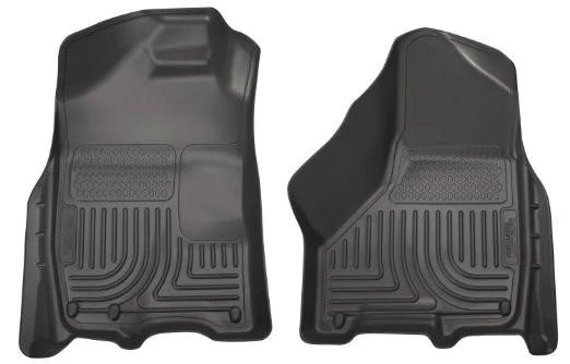 2009-2010 Dodge Ram WeatherBeater Front Row Grey Floor Liners By Husky Liners (18002)
