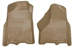 2009-2010 Dodge Ram WeatherBeater Front Row Tan Floor Liners By Husky Liners (18003)
