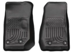 2014 Jeep Wrangler 2/4 Door Weatherbeater Black Front Floor Liners By Husky Liners (18041)