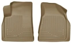 2009-2014 Chevy Traverse/07-14 GMC Acadia Weatherbeater Tan Front Floor Liners By Husky Liners (18213)