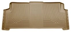 2008-2012 Chrysler Town Country/Dodge Grand Caravan WeatherBeater 2nd Row Tan Floor Liners By Husky Liners (19083)