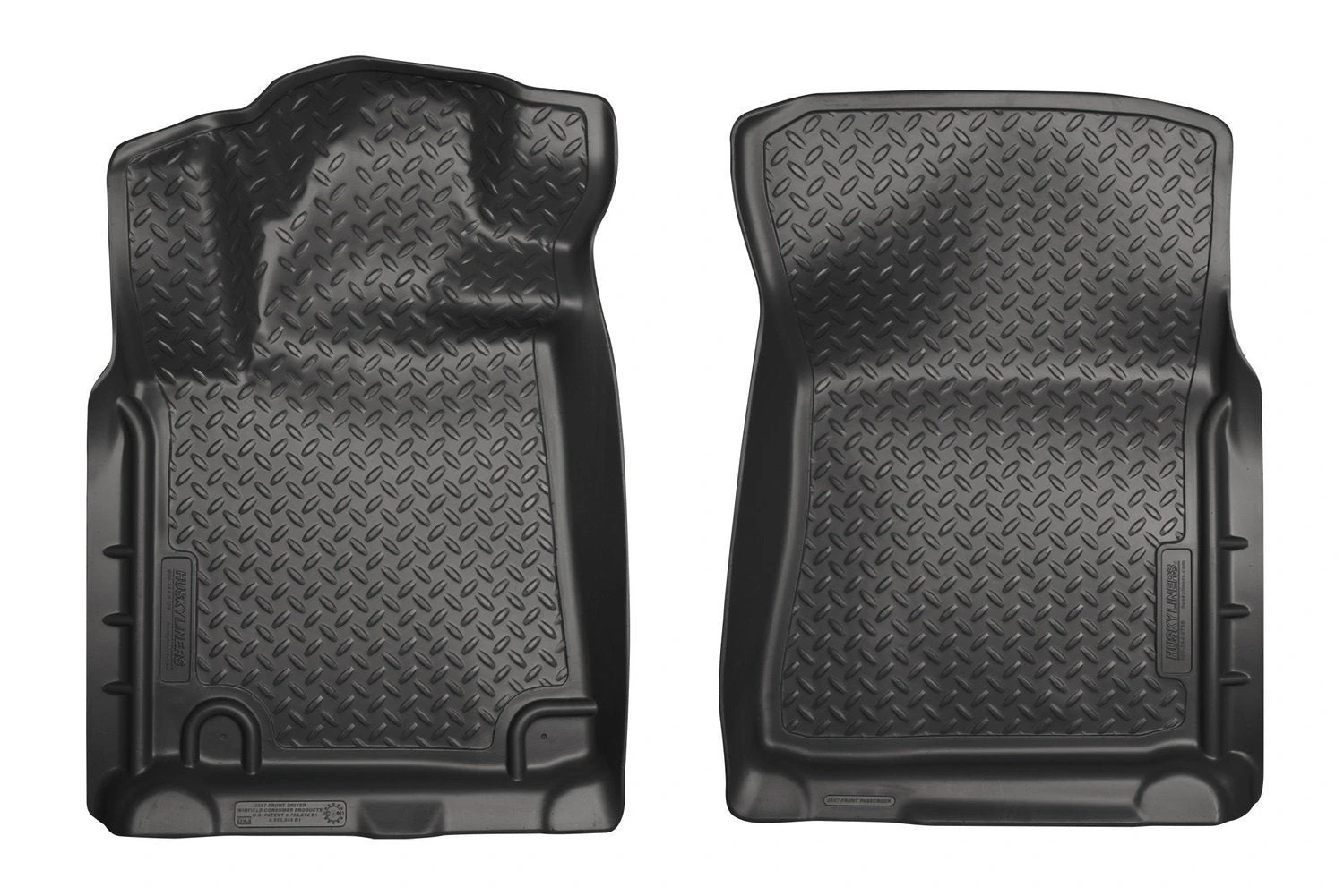 2012 Toyota Tundra/Sequoia Classic Style Black Floor Liners By Husky Liners (35571)