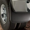 2009-2012 Ram 1500/2500/3500 Reg/Quad/Crew/Mega Cab Custom-Molded Rear Mud Guard (w/Flare) By Husky Liners (57161)