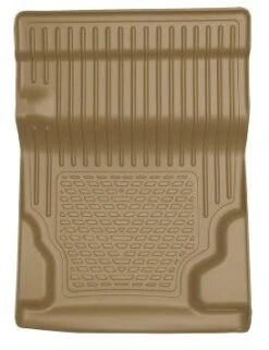 2010-2013 GM Escalade/Tahoe/Yukon WeatherBeater Tan Walkway Floor Liner (2nd Row Bucket) By Husky Liners (81253)