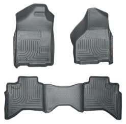 2003-2008 Dodge Ram 1500/2500/3500 Quad Cab WeatherBeater Combo Gray Floor Linersby Husky Liners (98032)