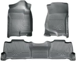 2007-2013 GM Escalade ESV/Avalanche/Suburban WeatherBeater Grey Front/2nd Row Floor Liners By Husky Liners (98262)