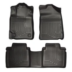 2013-2014 Toyota Avalon Electric/Gas Weatherbeater Black Front & 2nd Seat Floor Liners By Husky Liners (98501)