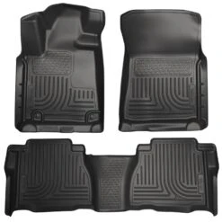2012 Toyota Tundra Double/CrewMax Cab WeatherBeater Combo Black Floor Liners By Husky Liners (98581)