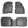 2009-2012 Ford Flex/10-12 Lincoln MKT WeatherBeater Combo Grey Floor Liners By Husky Liners (98742)
