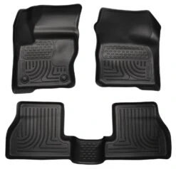 2012 Ford Focus (4DR/5DR) WeatherBeater Combo Black Floor Liners By Husky Liners (98771)