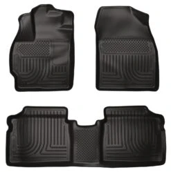 2010-2012 Toyota Prius WeatherBeater Combo Black Floor Liners By Husky Liners (98921)
