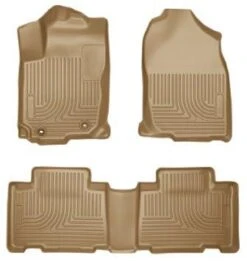 2013 Toyota RAV4 Weatherbeater Tan Front & 2nd Seat Floor Liners By Husky Liners (98973)
