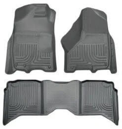 2012 Dodge Ram 1500/2500/3500 Crew Cab WeatherBeater Combo Grey Floor Liners By Husky Liners (99002)