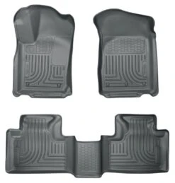 2011-2013 Dodge Durango / 11-13 Jeep Grand Cherokee WeatherBeater Combo Grey Floor Liners By Husky Liners (99052)