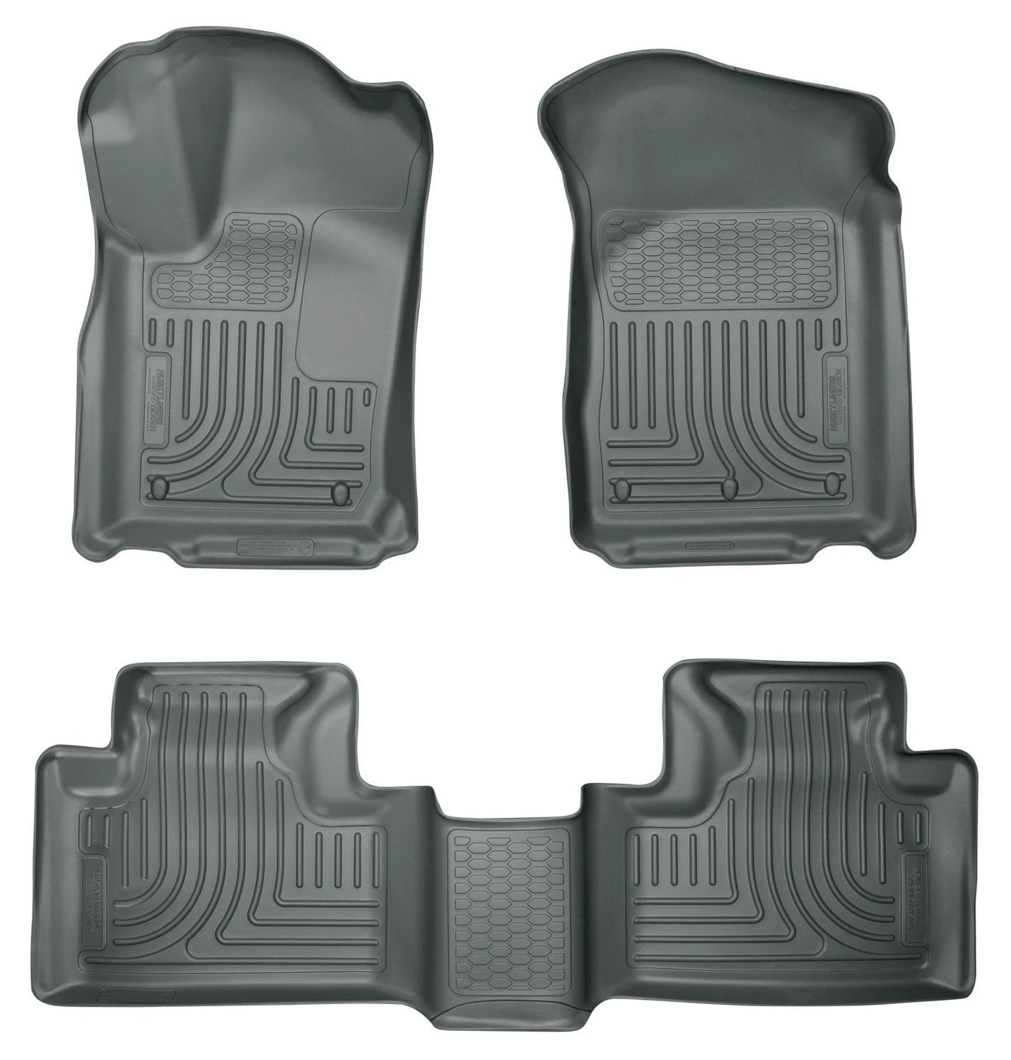 2011-2013 Dodge Durango / 11-13 Jeep Grand Cherokee WeatherBeater Combo Grey Floor Liners By Husky Liners (99052)