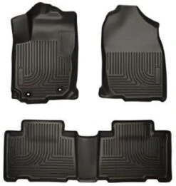 2015 Toyota Corolla Weatherbeater Black Front & 2nd Seat Floor Liners By Husky Liners (99531)