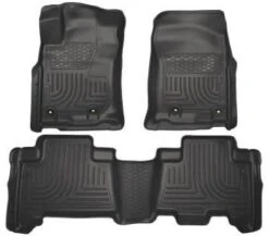 2013 Toyota 4Runner WeatherBeater Black Front & 2nd Seat Floor Liners By Husky Liners (99571)