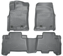 2013 Toyota 4Runner WeatherBeater Grey Front & 2nd Seat Floor Liners By Husky Liners (99572)