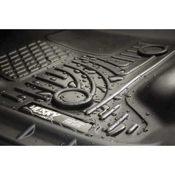 Husky LinersĀ® SET-H2113761 Weatherbeater Series Black Floor Mats, Front, Second And Third Row - Image 5