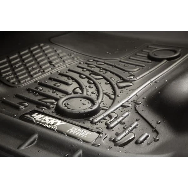 Husky LinersĀ® SET-H2118371-4 Weatherbeater Series Black Floor Mats, Front, Second And Third Row - Image 5