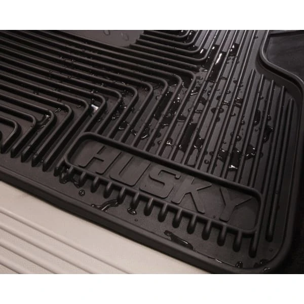 Husky LinersĀ® SET-H2151041-3 Heavy Duty Series Black Floor Mats, Front Row And Center Hump - Image 4