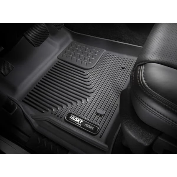 Husky LinersĀ® SET-H2153111 X-act Contour Series Black Floor Mats, Front, Second And Third Row - Image 2