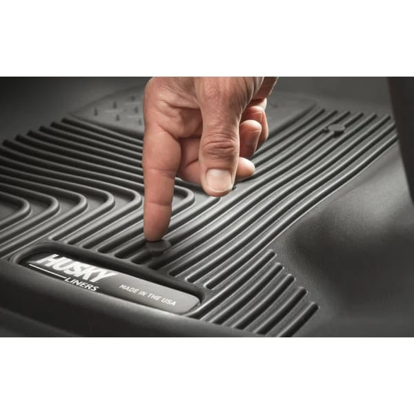 Husky LinersĀ® SET-H2153111 X-act Contour Series Black Floor Mats, Front, Second And Third Row - Image 8