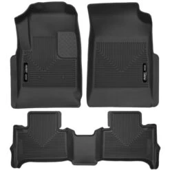 Husky Liners® SET-H2153121 X-act Contour Series Black Floor Mats, Front And Second Row