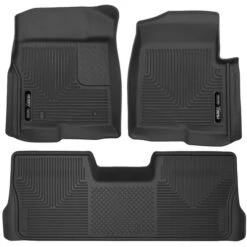 Husky Liners® SET-H2153311 X-act Contour Series Black Floor Mats, Front And Second Row